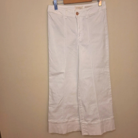 Anthropologie Pintuck Chino's SZ 2 - Picture 4 of 12